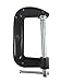 2 Piece 4 Inch C- Clamp Set - Industrial Strength, Quality Iron C-Clamps for Woodworking, Welding, and Building by Blue Collar Tools