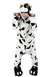 Voglee- Cow Sleepsuit Pajamas Costume Cosplay Homewear Lounge Wear