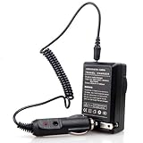 NP-FM500 AC Wall Charger + In-Car Adapter for Sony HandyCam HDR-FX1, HDR-HC1, HDR-SR1 & Mavica MVC-CD1000, MVC-CD200, MVC-CD250, MVC-CD350, MVC-CD400, MVC-FD100, MVC-FD200, MVC-FD5, MVC-FD51, MVC-FD7, MVC-FD71, MVC-FD73, MVC-FD81, MVC-FD83, MVC-FD85, MVC-FD87, MVC-FD88, MVC-FD90, MVC-FD91, MVC-FD92, MVC-FD95, MVC-FD97 & More