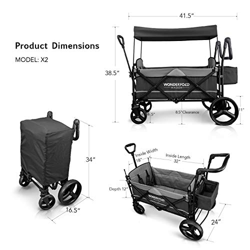 2 passenger stroller