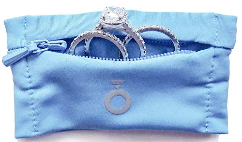 RingHeroRing Holder - Stylish Portable Wristband with Hidden Pocket for Men/Women, Discreet Jewelry Protector & Keeper, Key Holder, Gym Organizer, Travel & Fitness Accessories, Wedding Ring Storage