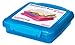 Sistema Lunch Collection Sandwich Box Food Storage Container, 15.2 Ounce/1.9 Cup, Assorted Colors