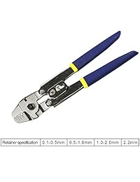Alicates de crimpado de pesca, resistentes, de acero inoxidable, para crimpar cuerdas de alambre, de 0,1 a 0.087 in