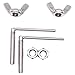 FeiGu Male Stainless Steel Urethral Stretcher, Adjustable Urethral Dilator Plug Chastity Device Sex Toys for Men