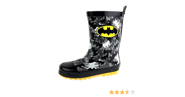Amazon.com: DC Comics Botas de lluvia para niños Batman Wellington, color  negro, 2 M US : Ropa, Zapatos y Joyería