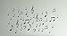 42 Music Notes (W20) Wall Decal Sticker Arts & Crafts/Mission Black and Greenstar