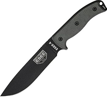 ESEE 6P Black Fixed Blade Knife
