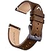 Ritche 20mm Classic Genuine Leather Watch Bands for Omega x Swatch Moonswatch Quick Release Vintage Leather Watch Straps Compatible with Timex Weekender Watch for Men, White Elephant Gifts, Stocking Stuffers for Men