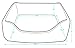Best Pet Supplies - Breathable Linen Pet Bed for Summer with Comfortable Padding | Square Medium Cozy Cuddler for Dogs and Cats (24