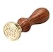 Alphabet Seal Vintage Retro Wooden Alphabet Letter Initial Classic Sealing Stamp Seal Stamp (B)