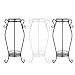 DAZONE Metal 2 Tiers Plant Stand Indoor Floor Model Potted Plant Rack (Black)