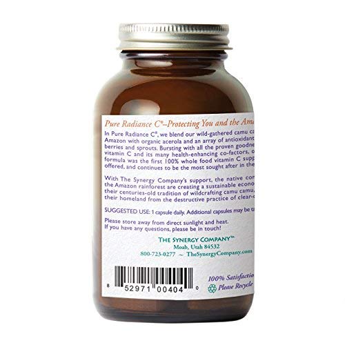 Pure Synergy Pure Radiance C (90 Capsules) 100 Natural Vitamin C from