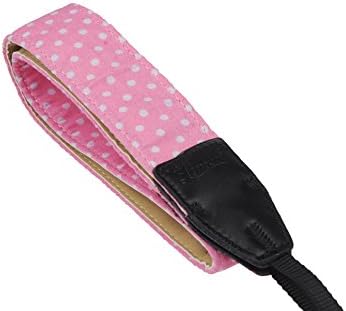 YFY Candy Dot Camera Shoulder Neck Strap Vintage Belt (Pink)