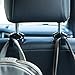 EldHus [4-Pack ] Car Trunk Vehicle Back Seat Headrest Hanger Holder Hook for Bag Purse Cloth Grocery
