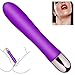 G Spot Vibrator for Vagina Stimulation, Ultra Soft Bendable Small Vibrator with 9 Vibration Patterns-Slilcone Dildo Vibrator Clitoris Stimulator for Women
