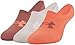 Under Armour Women's Essential Ultra Low Socks (3 Pack)