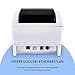 80MM USB Network Thermal Receipt POS Printer, MUNBYN White Color Printer with Auto Cutter Ethernet LAN Port Support Cash Drawer ESC/POSthumb 4