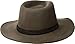 Dorfman Pacific Scala Men's Crushable Wool Outback Hat Khaki - Large