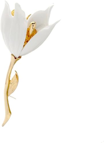Amazon Ruikey 新しい ファッション ブローチ ユリの花のデザイン クリエイティブ シンプル おしゃれ アクセサリー ジュエリー プレゼント 贈り物 ブローチ 通販