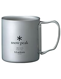 Snow Peak titanio doble 300 pared copa