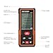 Laser Distance Measure, Meterk 131 Ft M/In/Ft Laser Distance Meters with Non Mute Function Large LCD Backlight Display Measure Distance,Area and Volume,Pythagorean Mode Battery Included