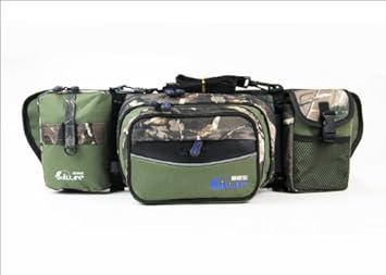 Amazon 全国の釣り人に 釣り用 フィッシングバッグ 多機能 ボトルホルダー付き オシャレなポーチ型 絆 タックルバッグ