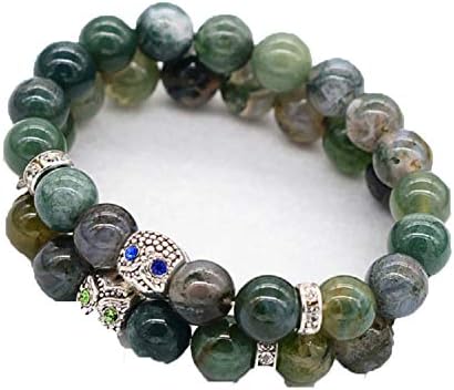 Lava Rock Chakra Beads Stretch Bracelet Braided Rope Stone Agate Bracelet Bangle