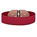 Womens Belt Elastic Stretch Waistband Ornament Size M CL0414-4