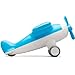 Kid-O Air Plane Early Learning Push & Pull Toy, Blue