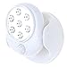 IPUIS Wireless Motion Sensor LED Lights 360°Infrared Motion Activated Sensor Battery-Powered Auto-Sensing Path Cordless Lamp PIR Security Indoor Outdoor Security Light Garden Wall Flood Night Lamp