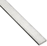 6061 Aluminum Rectangular Bar, Unpolished (Mill) Finish, T6511 Temper, AMS QQ-A-200/8/ASTM B221, 1/8