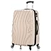 Rockland Melbourne Hardside Expandable Spinner Wheel Luggage, Gold Wave, Carry-On 20-Inch