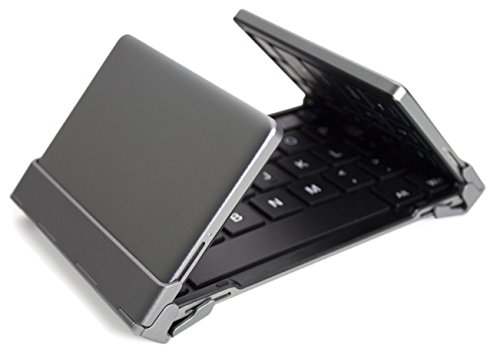 image for Plugable Ultra-Portable Bluetooth Folding Keyboard for Android, iOS, W