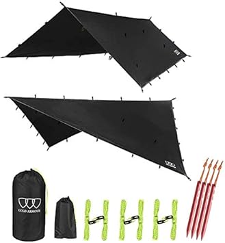 Gold Armour Rainfly Tarp Hammock Rain Fly Cover