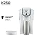 Keurig K250 Coffee Maker, Single Serve K-Cup Pod Coffee Brewer, With Strength Control, White
