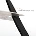 MAGZO Weather Stripping Door Seal, 3/4 Inch Wide X 3/8 Inch Thick Adhesive Foam Tape Soundproof Weatherstripping for Windows, 2 Rolls Total 13FT Black