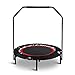 Mini Trampoline for Kids Adults, 40-Inch Folding Fitness Trampoline with Adjustable Handle Bar | Max Load 250lbs Rebounder for Indoor Outdoor Cardio Training