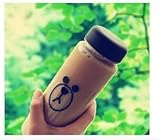 KPOP EXO Next Door My Bottle Sally Brown Lemon Juice Bottle Tumbler Cup Mug (Brown Bear)