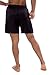 Texere Men's 100% Silk Boxers; Pure Organic Mulberry Silk Sleep Shorts, Relaxed Fit Underwear (Country Club, Black, XX-Large)