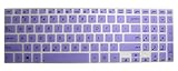 Translucent Purple Ultra Thin Soft Silicone Gel Keyboard Protector Skin Cover for 15.6-Inch Asus VivoBook A551L K551LN N551LN N551JK S551LA S551LN S551X V551 V551LA V551LB R553L R553LN Transformer Book Flip TP500LA TP500LN series US Layout(if your 