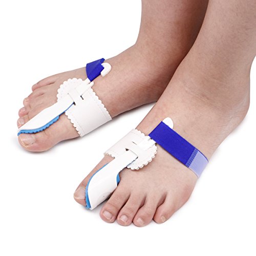 2pcs Adjustable Velcro Bunion Night Splint Hammer Toe Corrector Brace