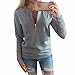 Lady Winter/Fall Hoodies Long Sleeves Zipper Round Collar Simple Loose New