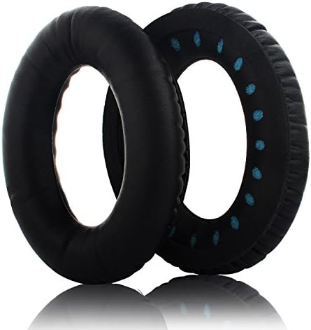 Wackolee EARPAD2I Replacement EarPad Cushions Compatible for Bose Quiet comfort 2 Qc2, 15 Qc15, 25 Qc25, Ae2, Ae2I , Ae2W Headphone, Black