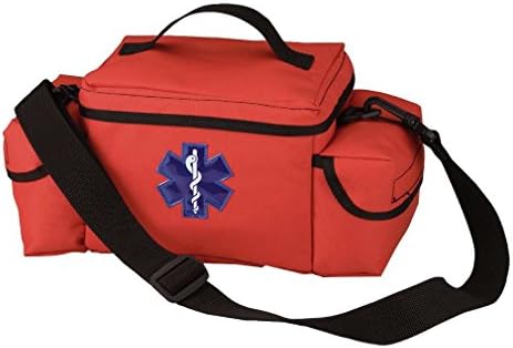 EMS EMT Paramedic ORANGE Rescue Medic Medical First Aid Go Fly Response Bag Kit
