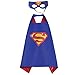 White sugar in summer Christmas Superhero Costume Dress up Kids - Satin Cape Mask