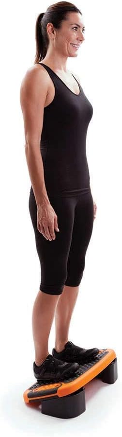 66fit Multi Function Step Board - Balance Wobble Rocker Stretch Aerobic Stepper, Black - Image 5