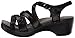 Dansko Women's Stevie Black Lizard Wedge Sandal