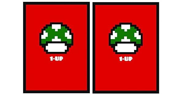 Legion Mario Bros 16 Bit 1 Up Mushroom 100 Matching Gloss