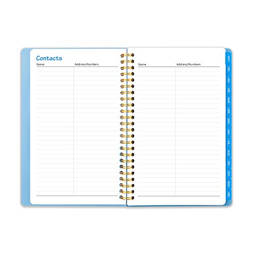 2019 Planner Hardcover Weekly/Monthly / Yearly Calendar Planner Agenda Book (November 2018-December 2019) 5.5 x 8'' - Thumbnail 3