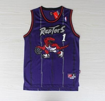 Dancelown exclusive adult men's #1 Purple Throwback Jersey M